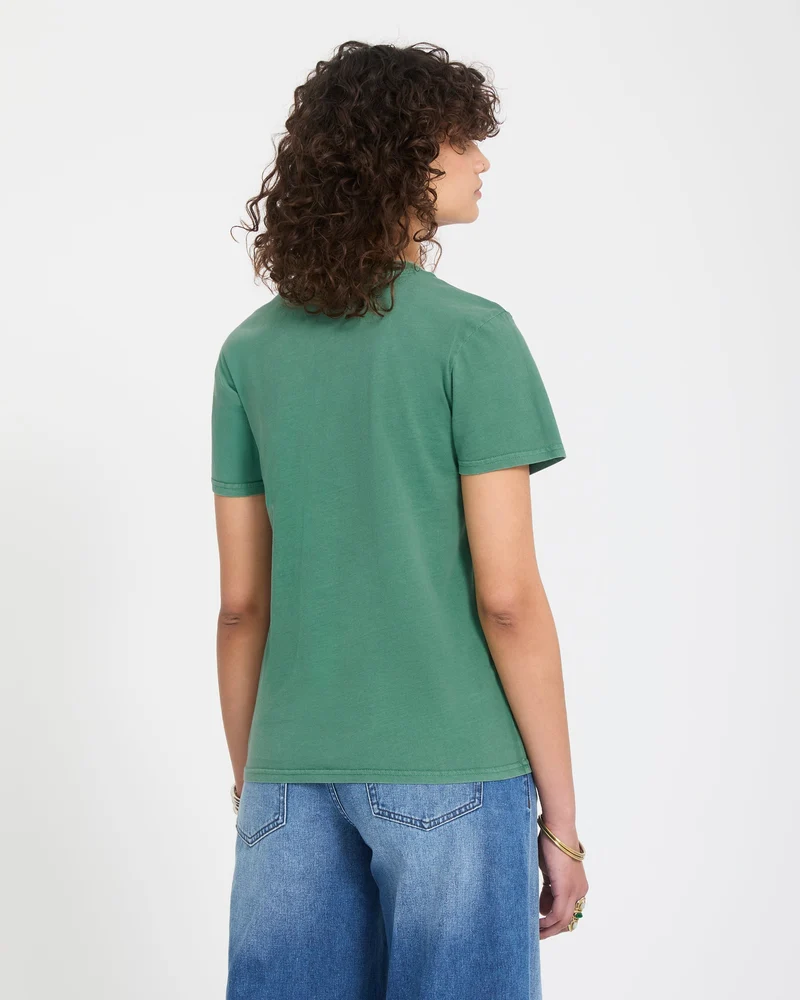 Solid Stone T-Shirt - Evergreen