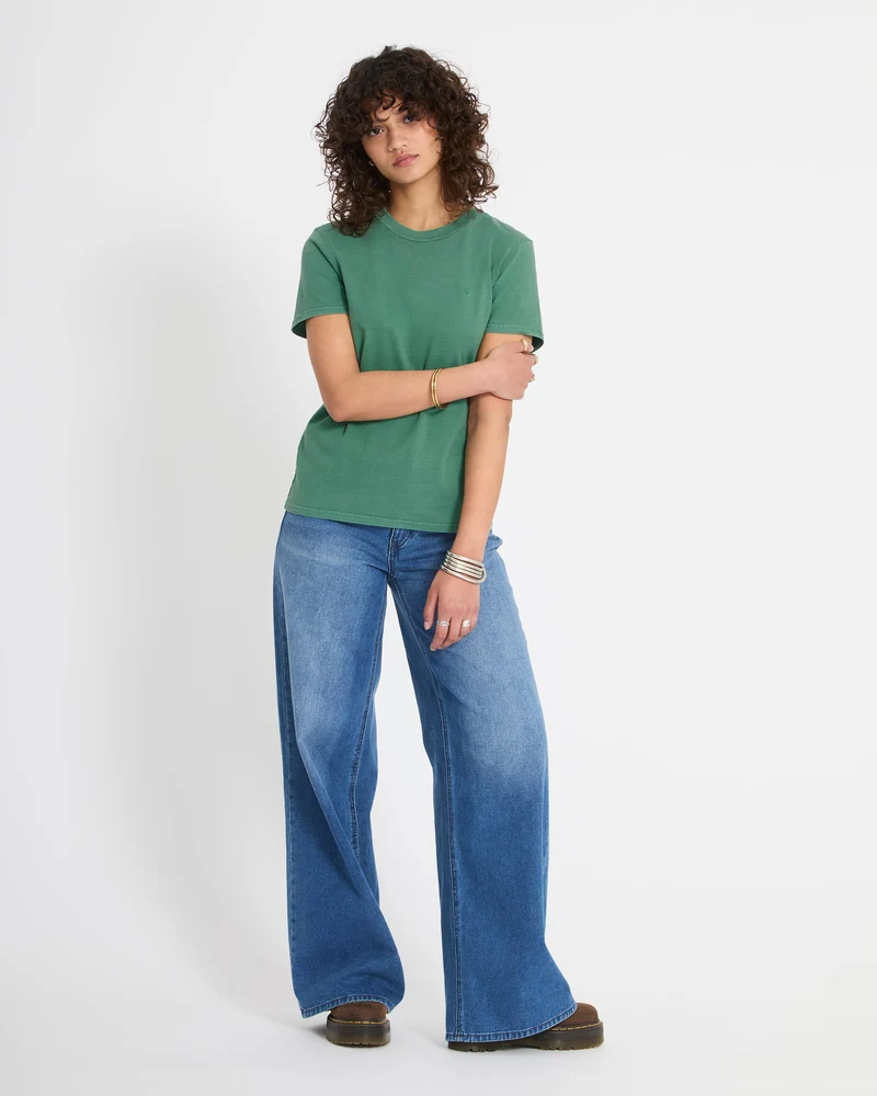 Solid Stone T-Shirt - Evergreen