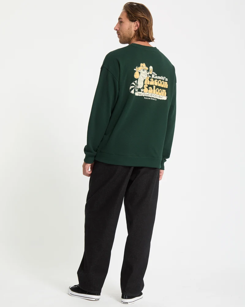 Racoon Sweatshirt - Scarab