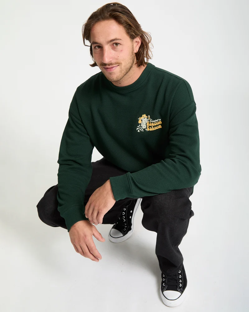 Racoon Sweatshirt - Scarab