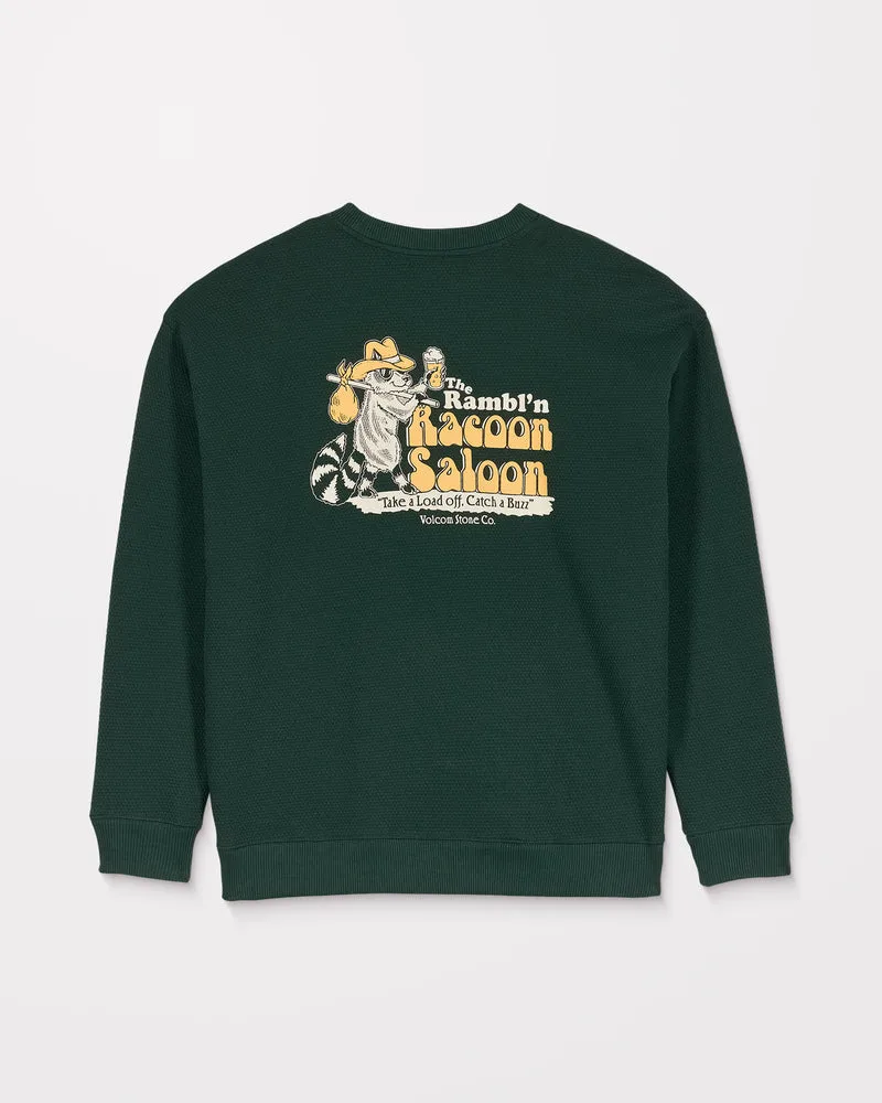 Racoon Sweatshirt - Scarab