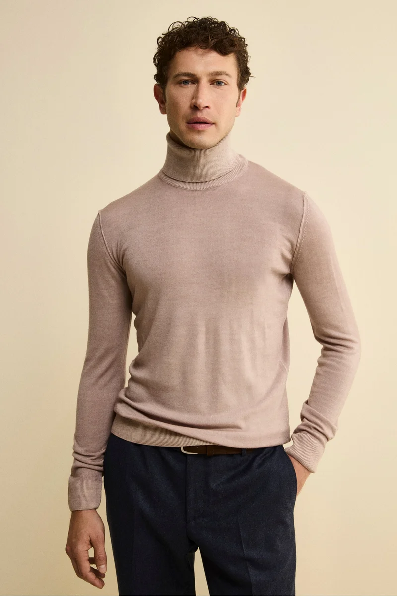 Dolcevita Uomo in Lana Merino - QUARZO