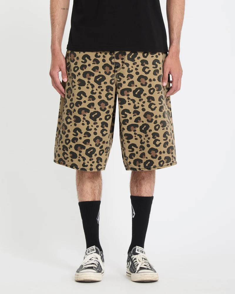 Chillow 24" Jeansshorts - Cheetah