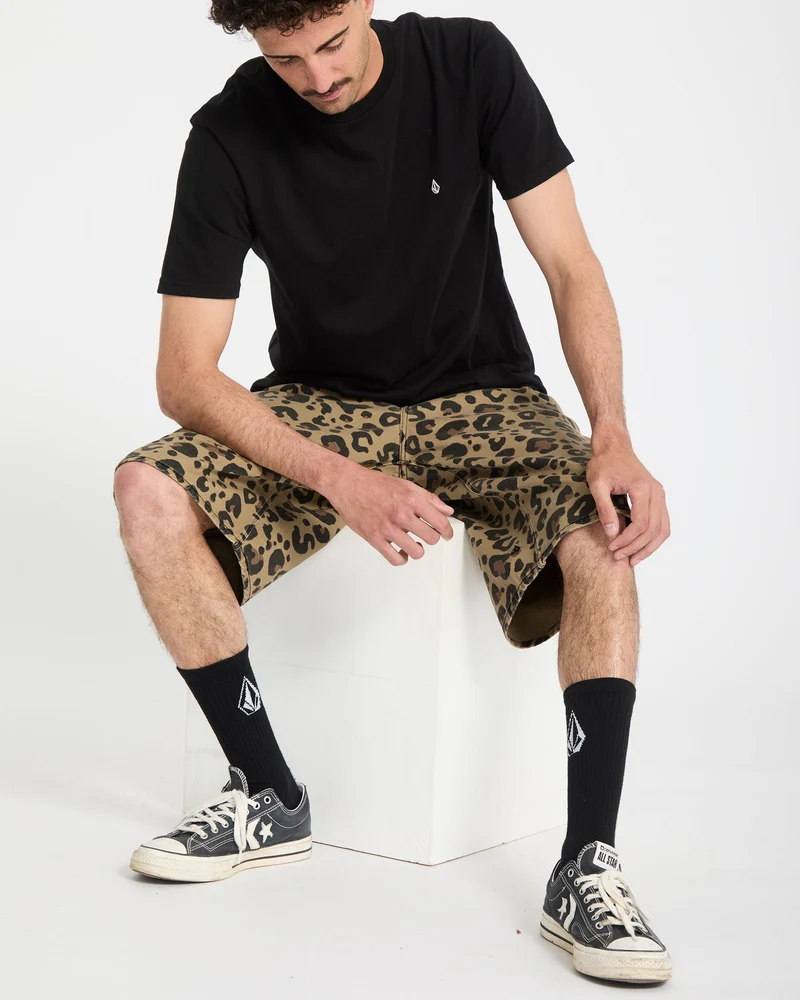 Chillow 24" Jeansshorts - Cheetah