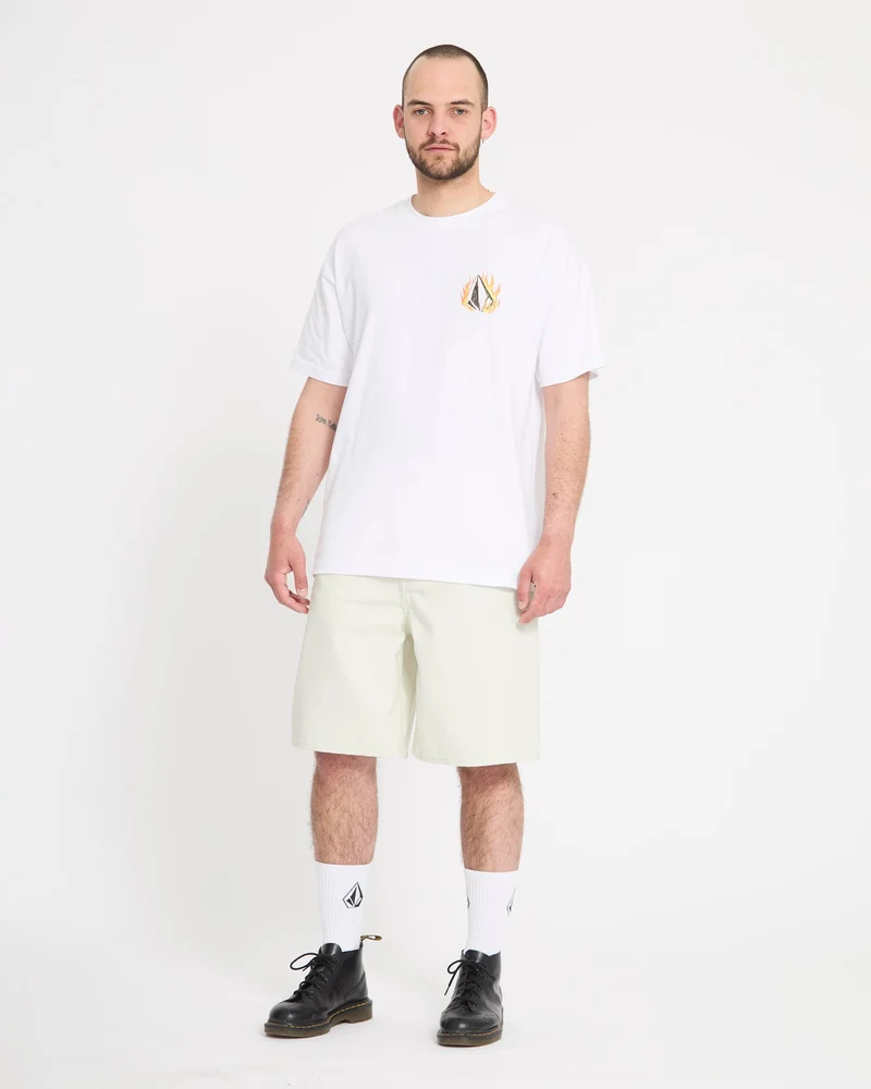 Billow 22" Jeansshorts - Dirty White