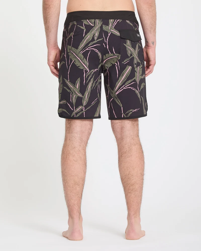 Encounter Scallop Mod 19" Boardshorts - Black