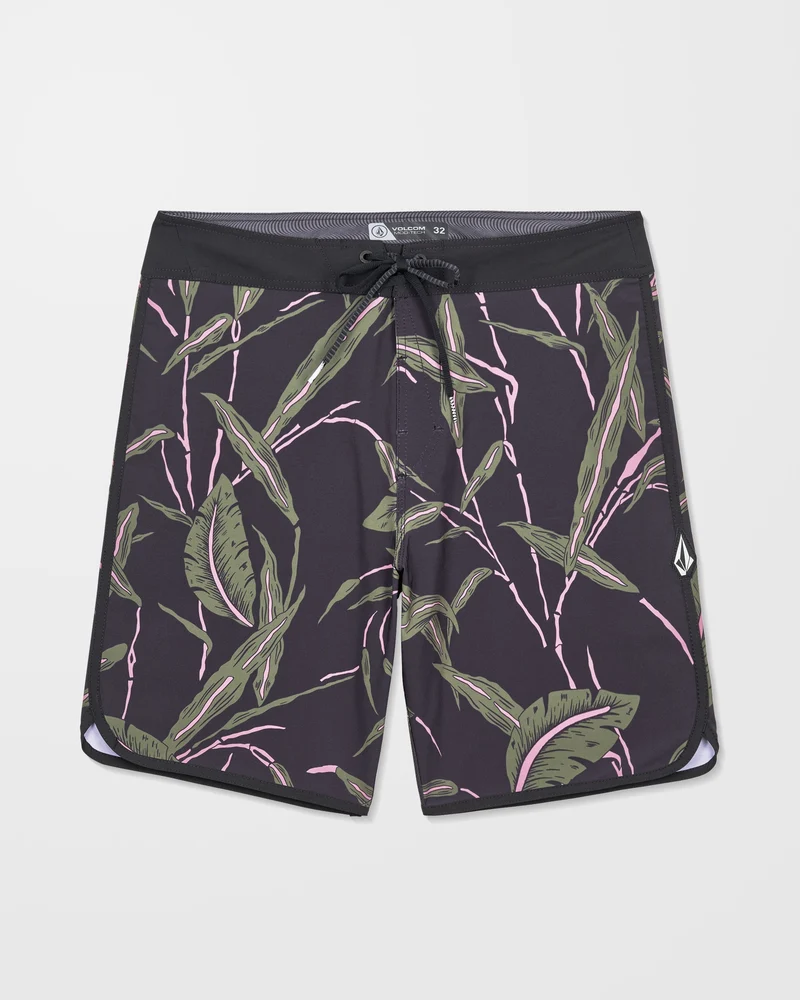 Encounter Scallop Mod 19" Boardshorts - Black