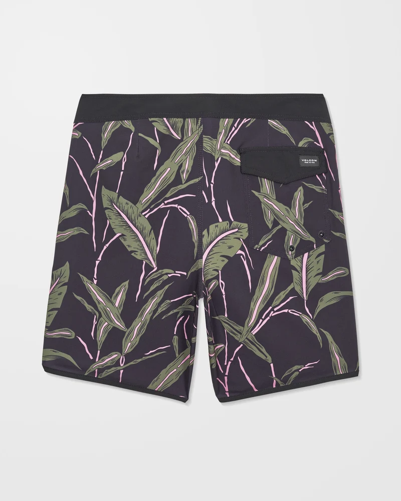 Encounter Scallop Mod 19" Boardshorts - Black