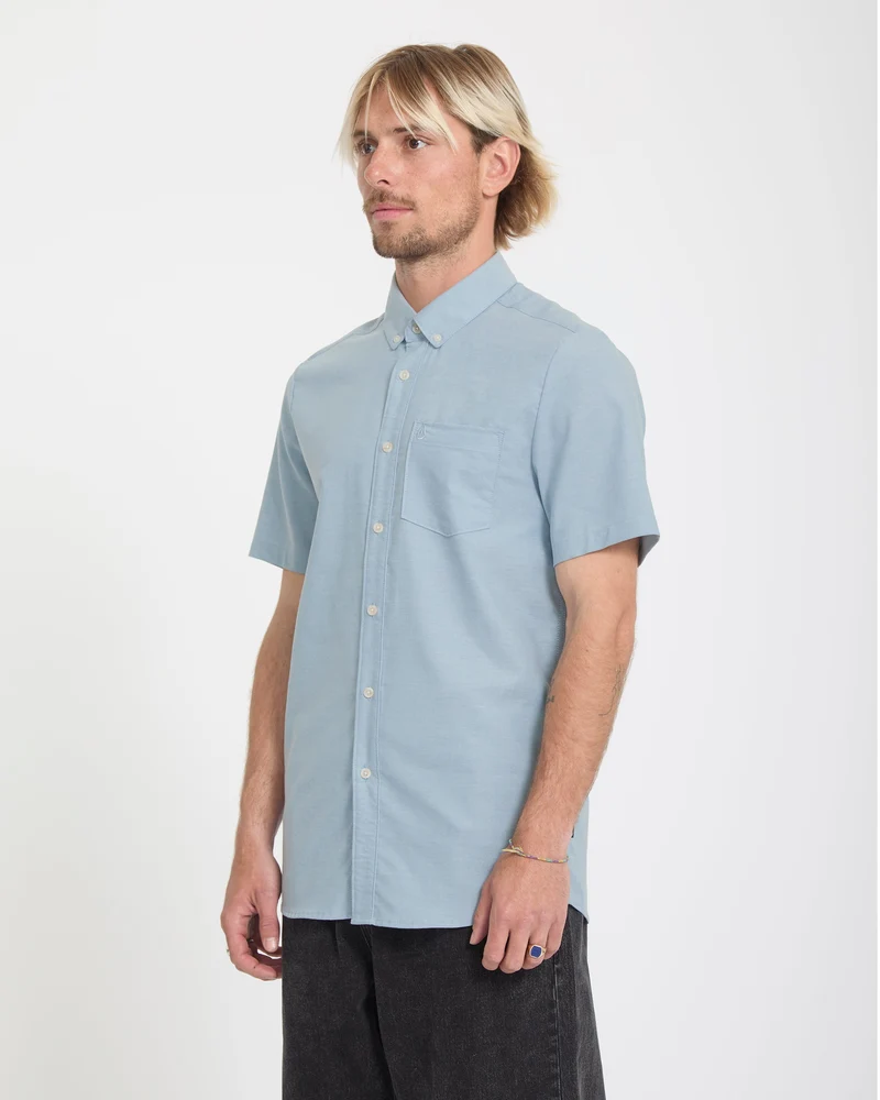 Everett Oxford Hemd - Wrecked Indigo