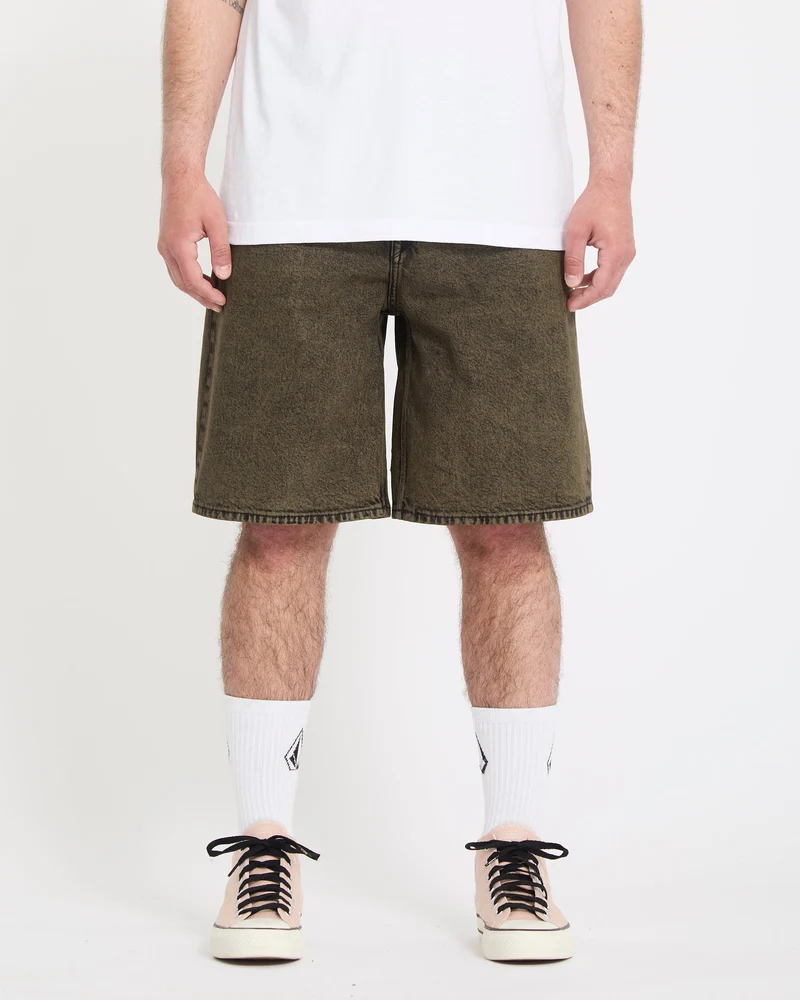 Billow 22" Jeansshorts - Sage Leaf