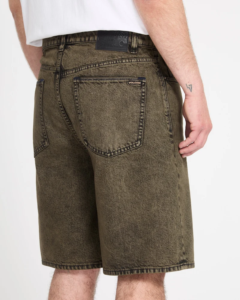 Billow 22" Jeansshorts - Sage Leaf