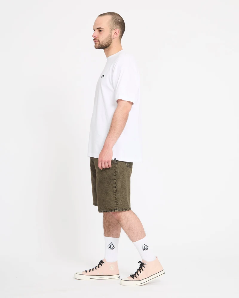 Billow 22" Jeansshorts - Sage Leaf
