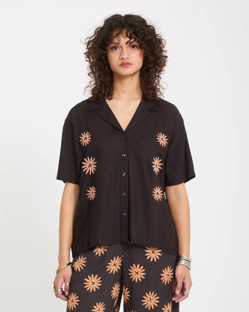 Midnite Ramble Shirt - Vintage Black