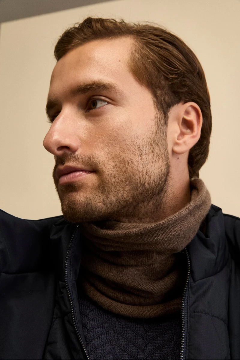 Scaldacollo in cashmere - LEGNO
