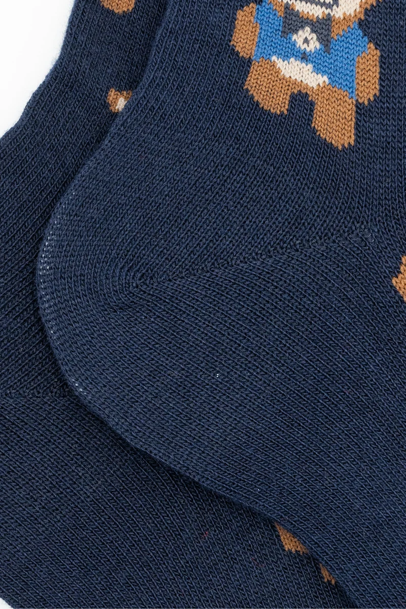 Calze Corte Fantasia Orsetti - BLU