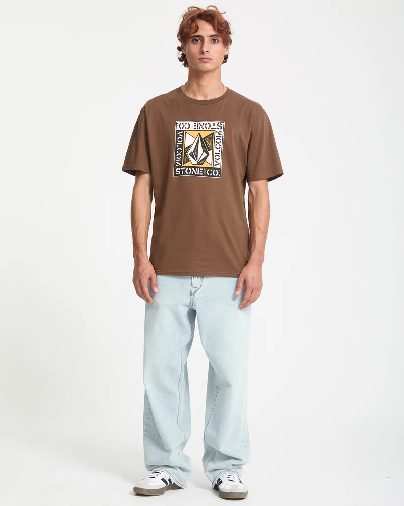 Angle Iron T-Shirt - Brown Stone