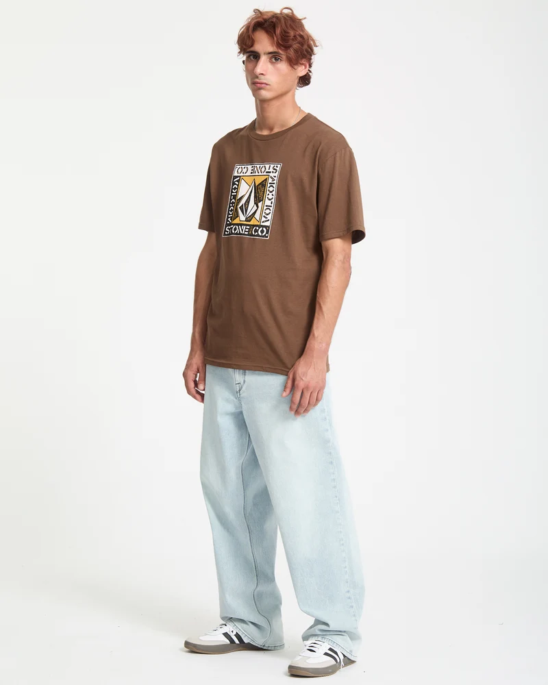 Angle Iron T-Shirt - Brown Stone