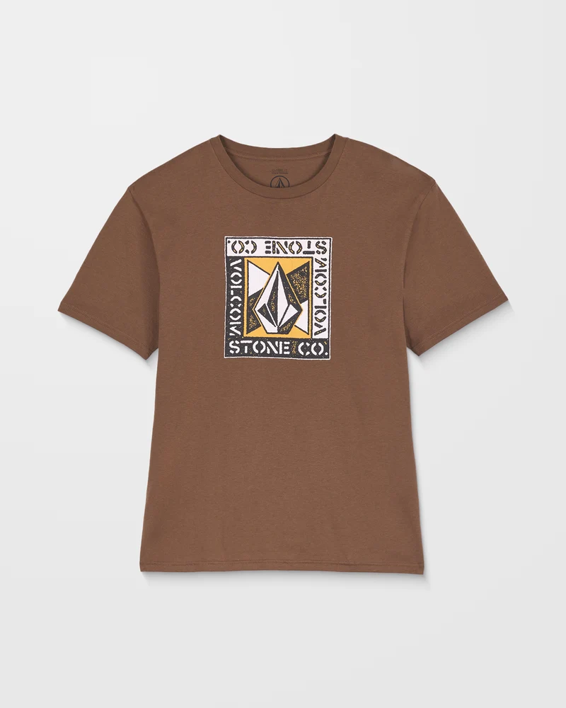 Angle Iron T-Shirt - Brown Stone