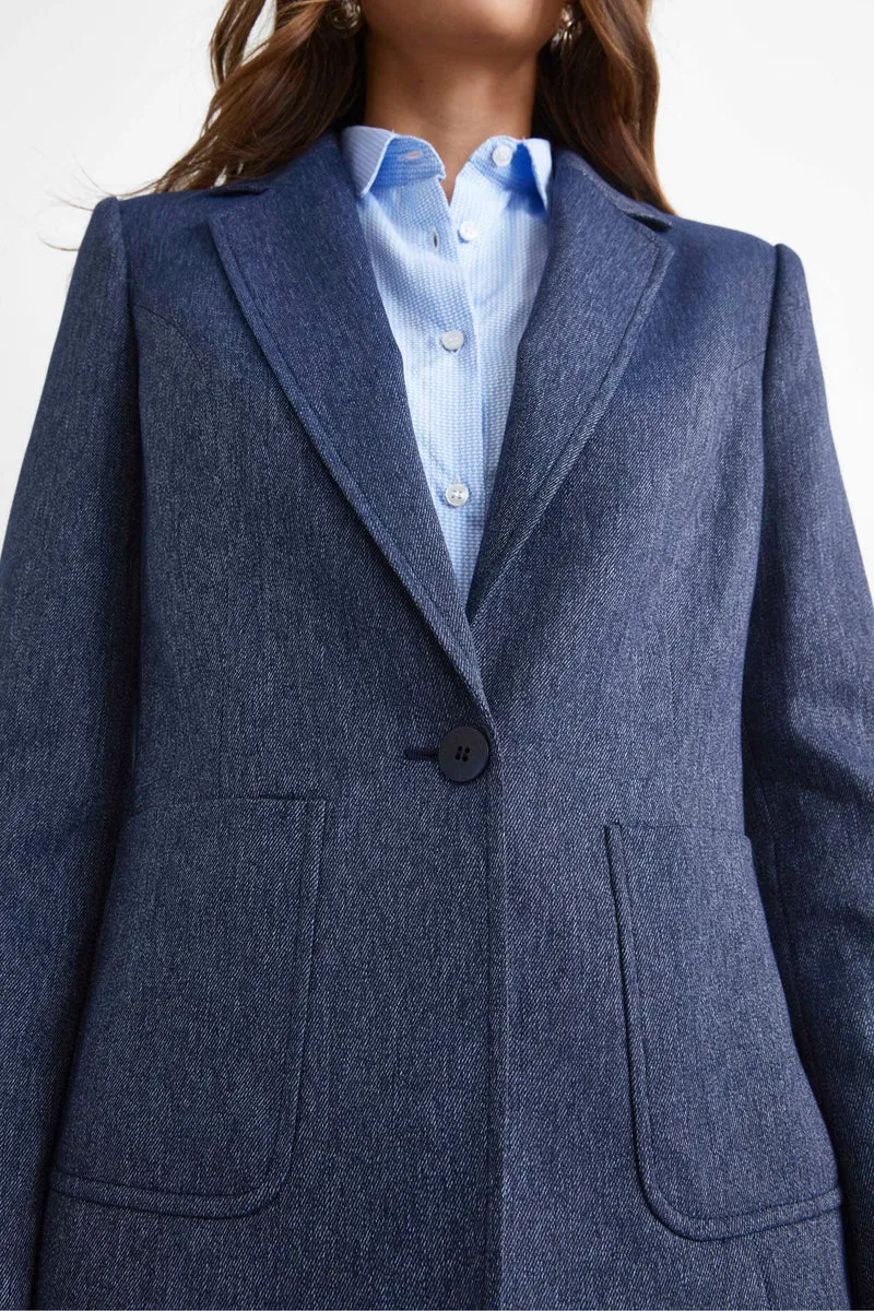Blazer Denim Elegante - DENIM