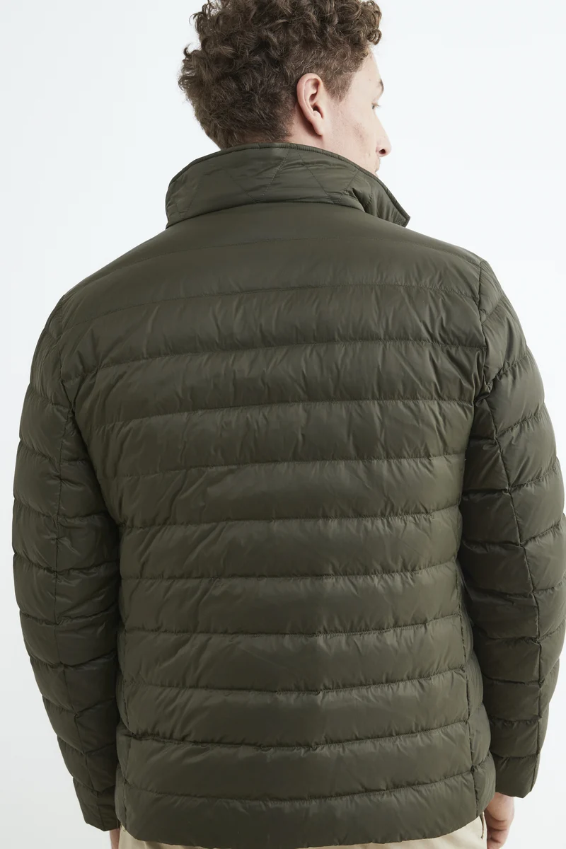 Piumino leggero con corpetto - VERDE MILITARE