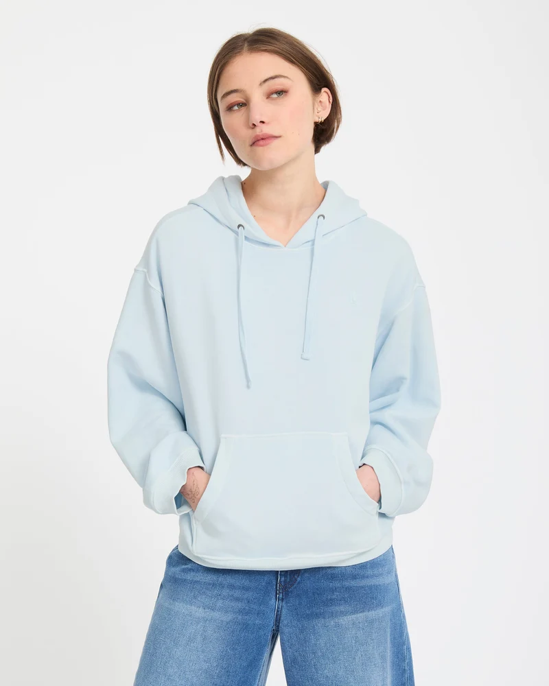 Stone Soft Hoodie - Light Blue Acid