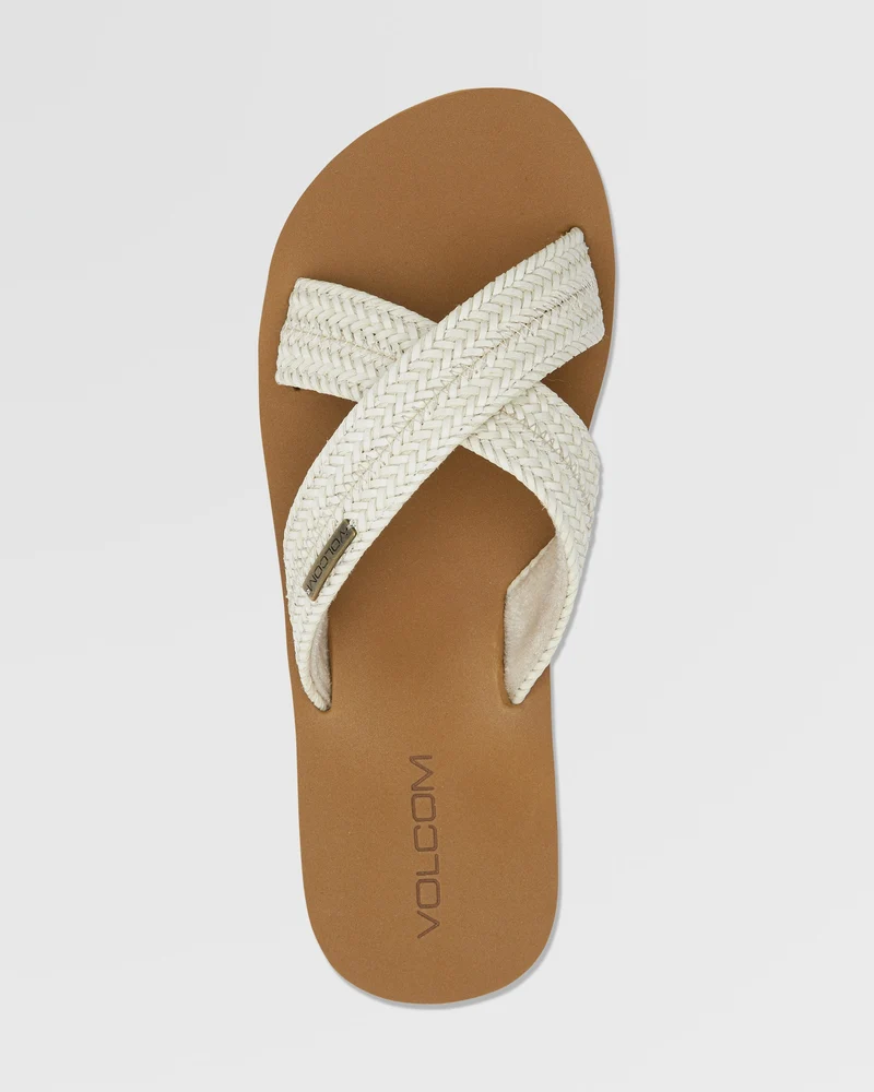 Volcom Double Cross Sandalen - CREAM