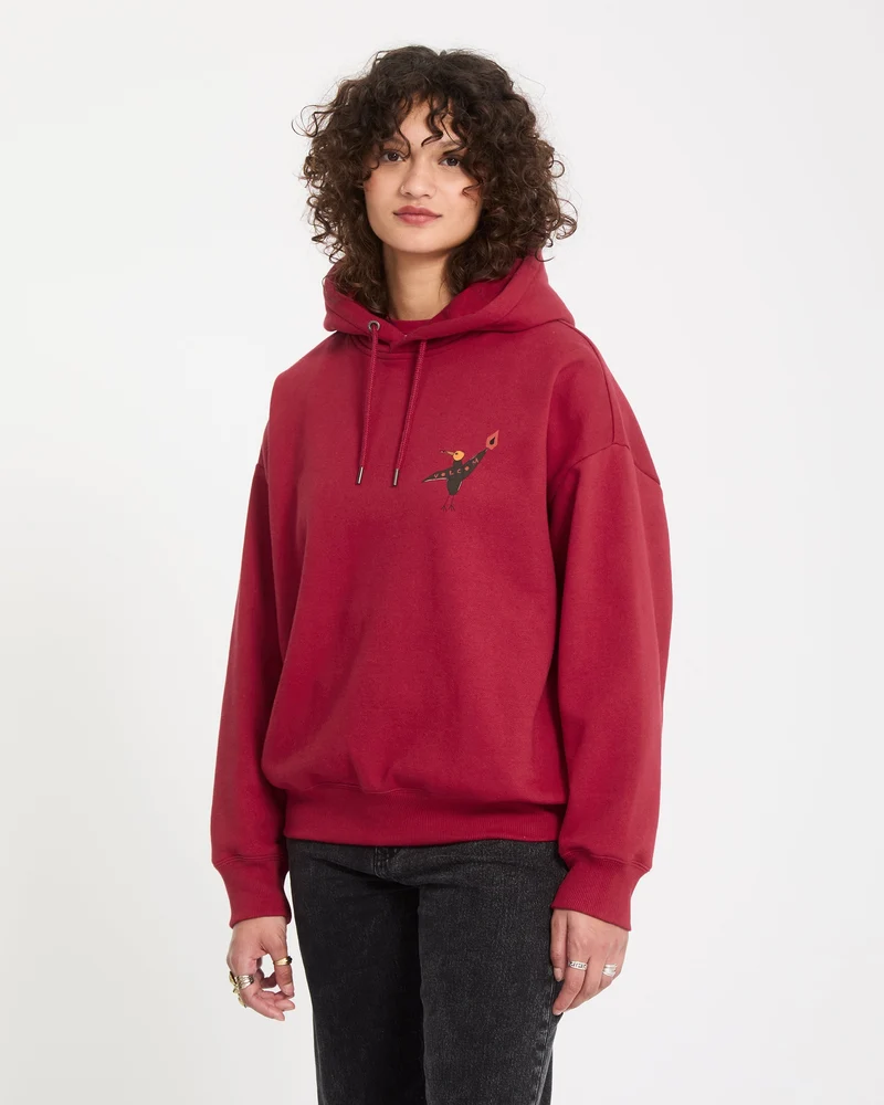 Moove On Hoodie - Deep Red