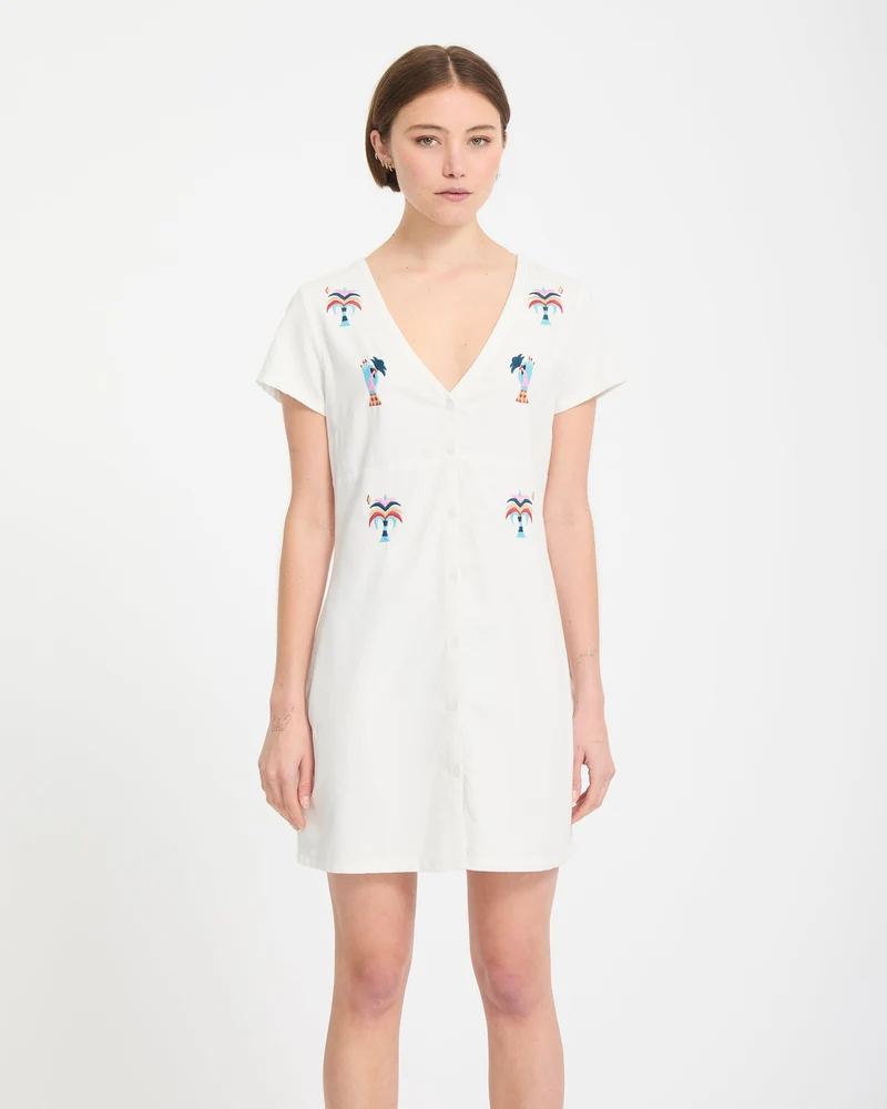 Bruno Lucas Hemdkleid - Off White