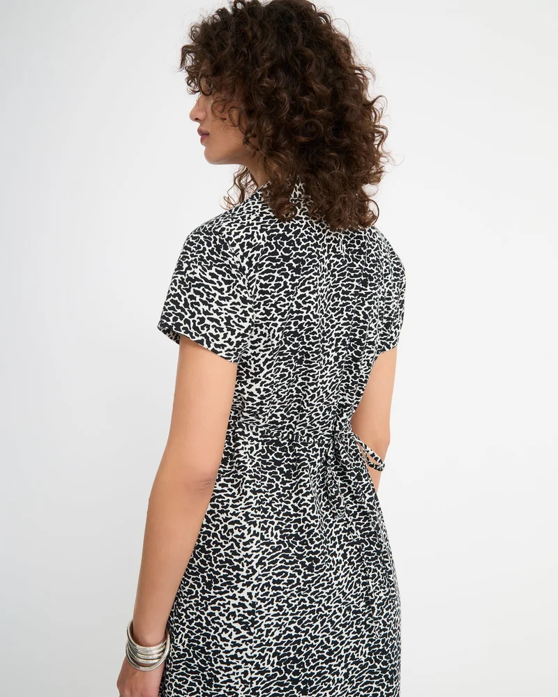 Rawly Kleid - Black White