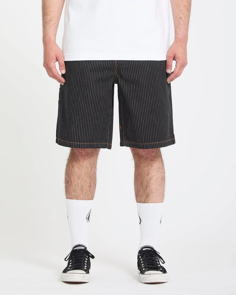Work Dialed 22" Shorts - Black Stripe