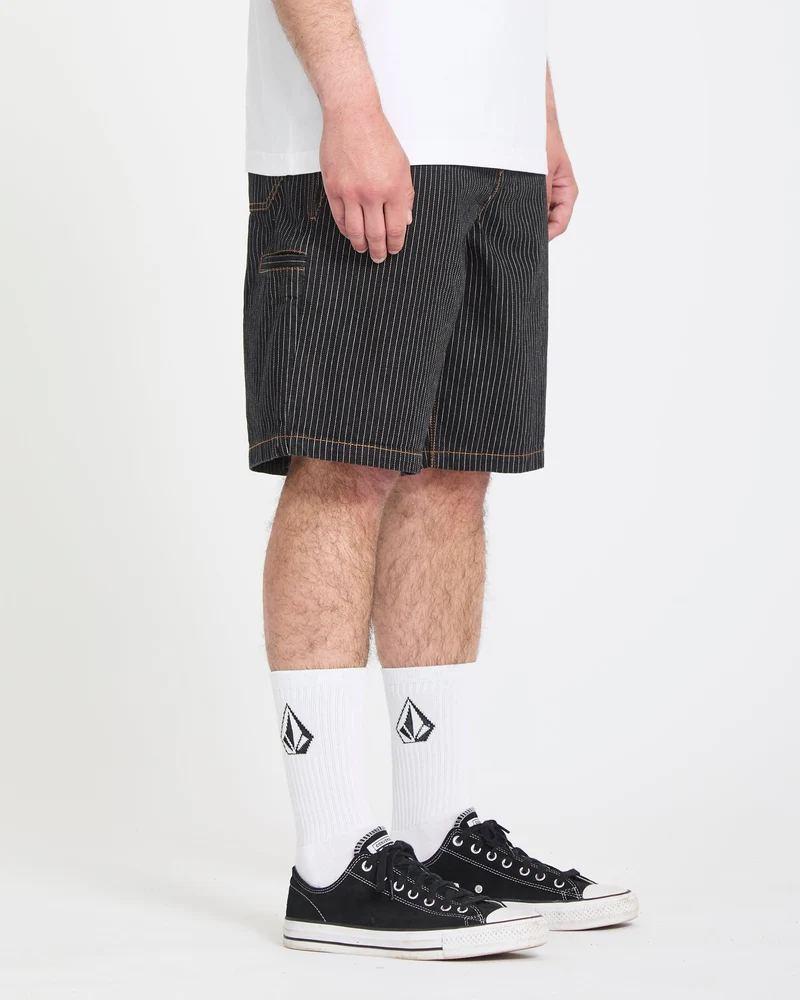 Work Dialed 22" Shorts - Black Stripe