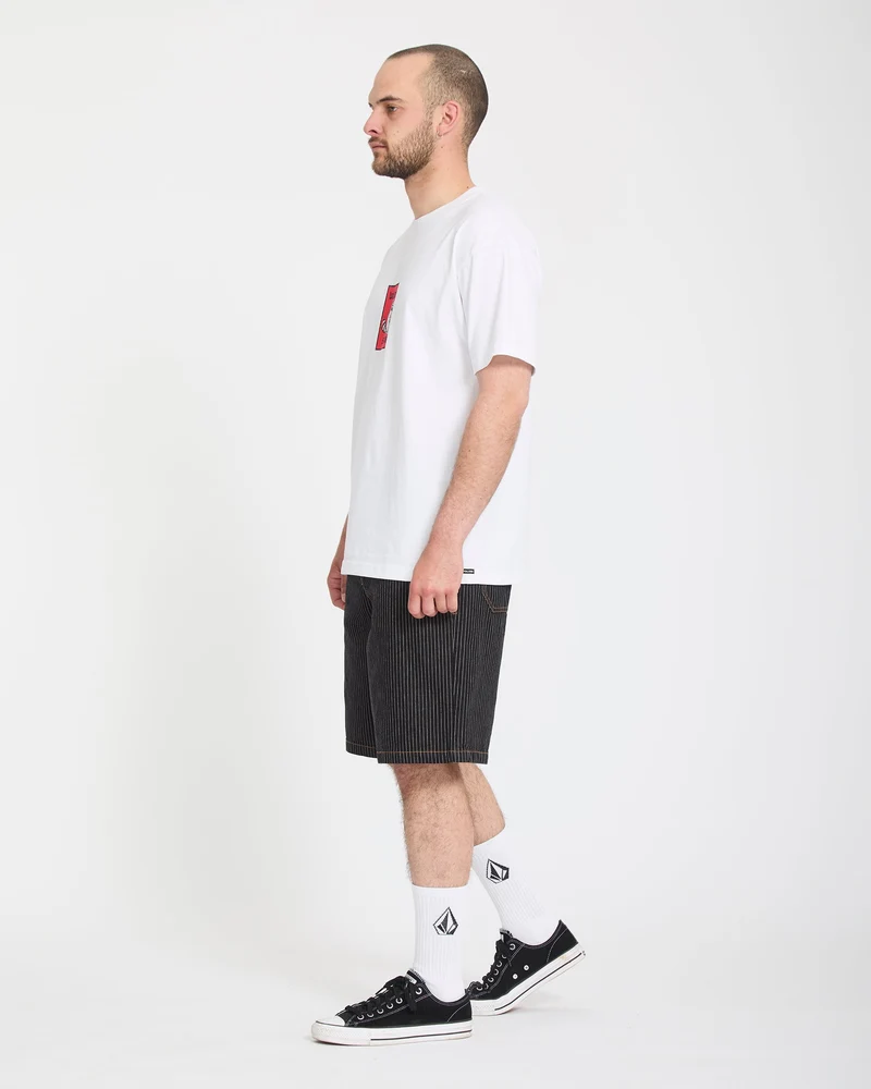 Work Dialed 22" Shorts - Black Stripe