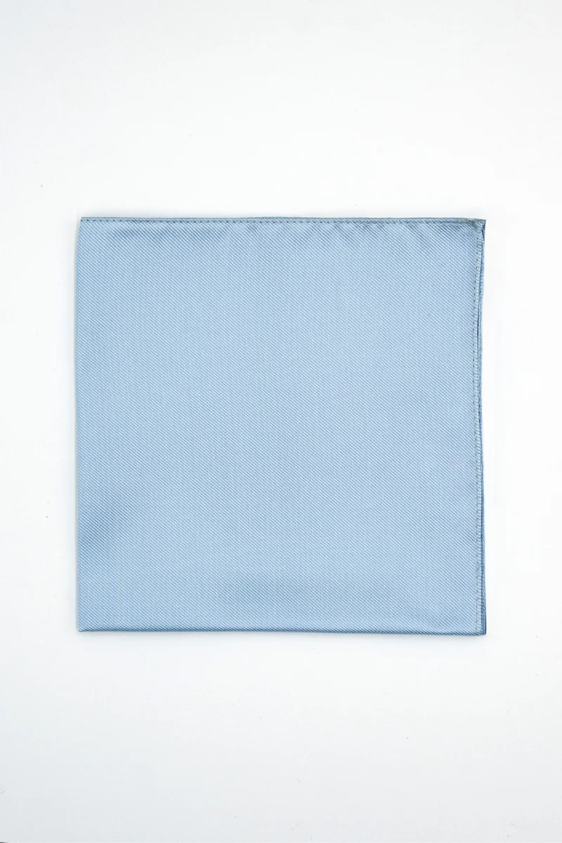 Pochette in Pura Seta - AZZURRO
