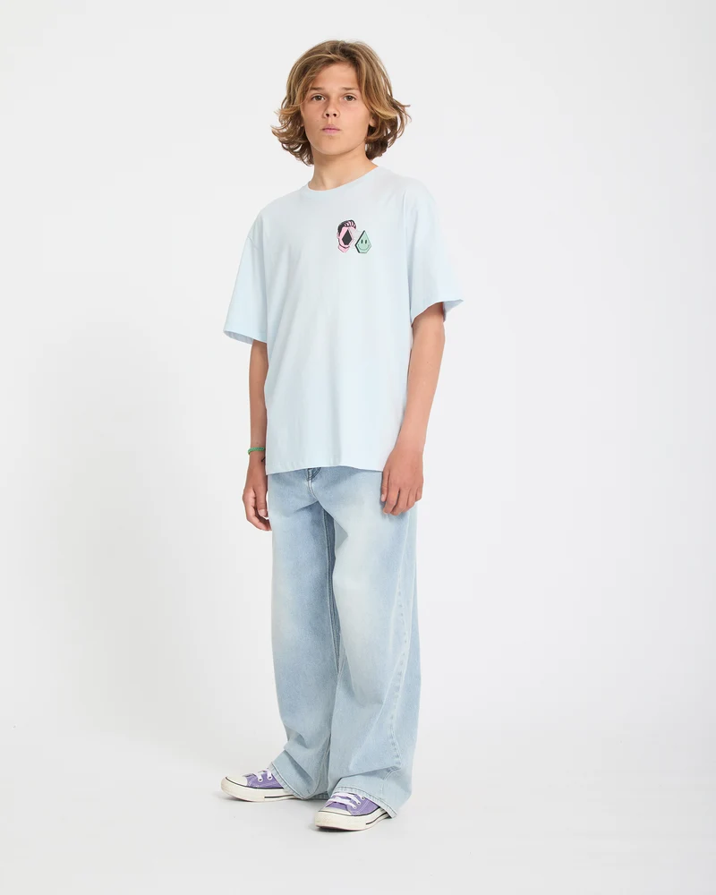 Aura T-Shirt - Light Blue Acid - (KINDER)