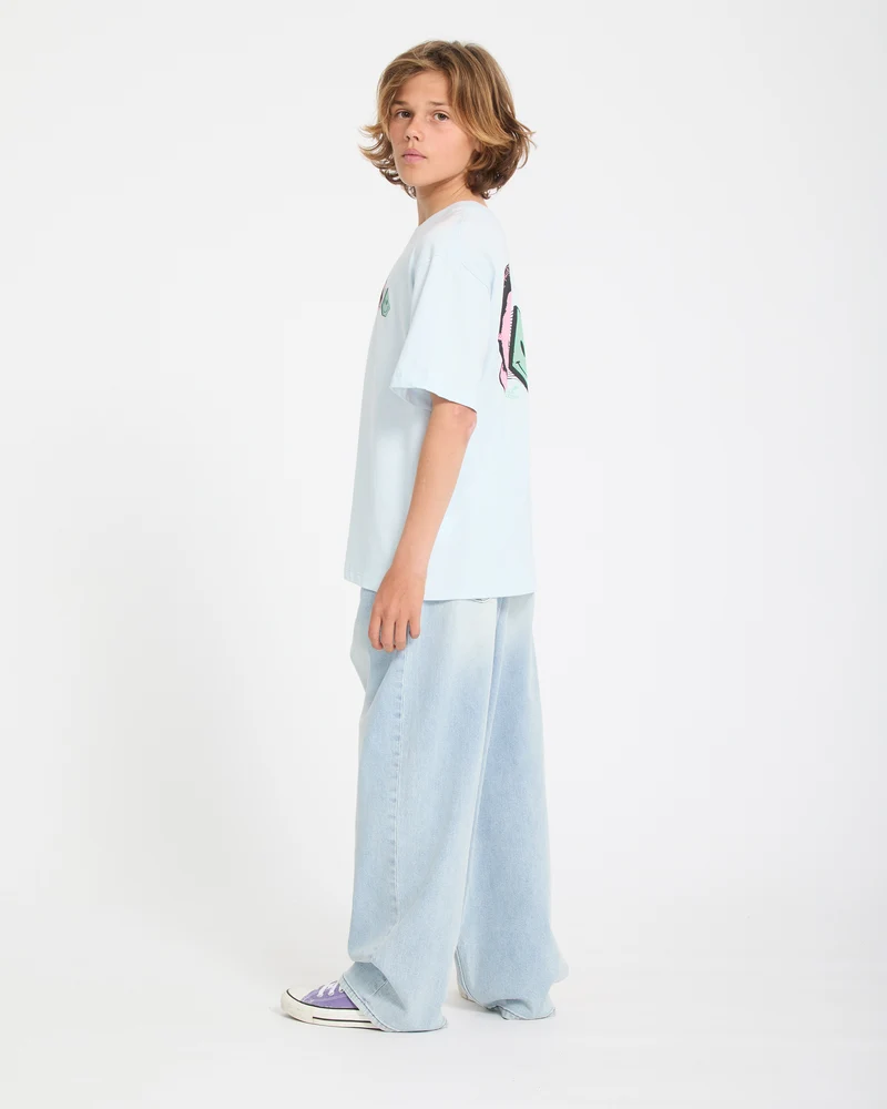 Aura T-Shirt - Light Blue Acid - (KINDER)