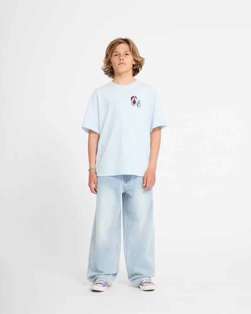 Aura T-Shirt - Light Blue Acid - (KINDER)