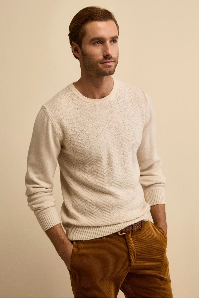 Girocollo Resca in Lana Merino - BURRO