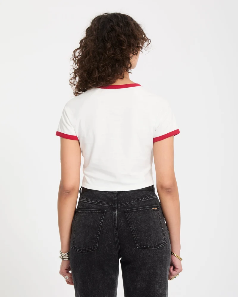 Mickey Mason Crop-Top - Off White