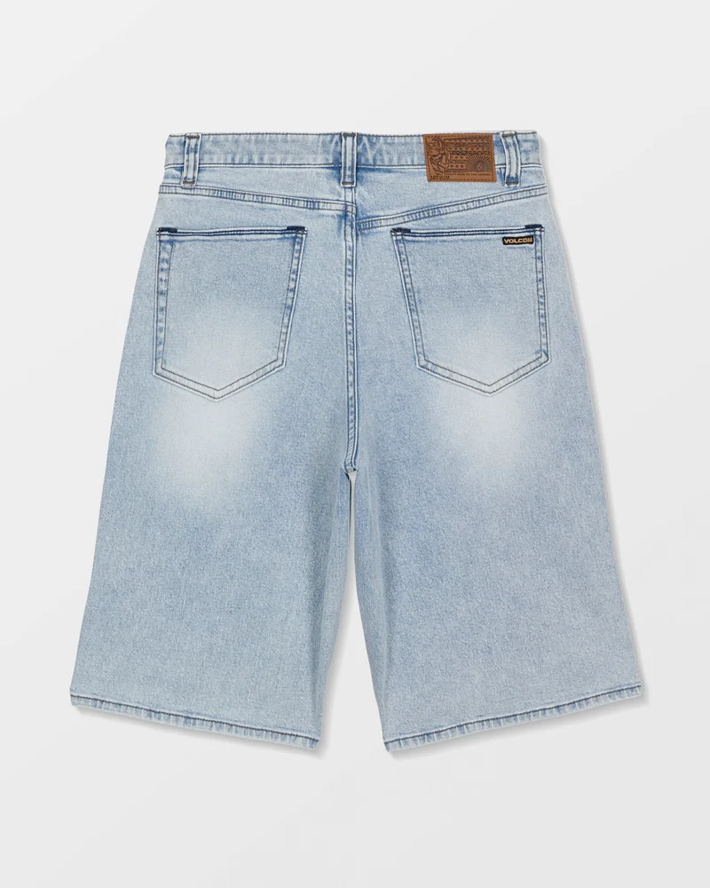 Billow Denim Shorts - Desert Dirt Indigo - (KINDER)