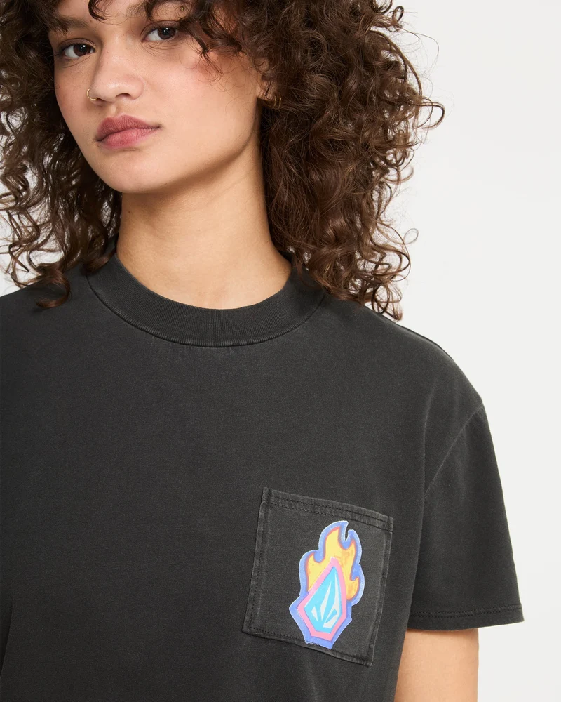 Pocket Dial T-Shirt - Vintage Black