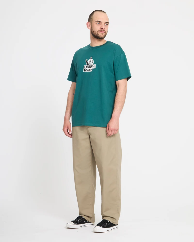 Freazy Loose Elasticated Waist Hose - Khaki