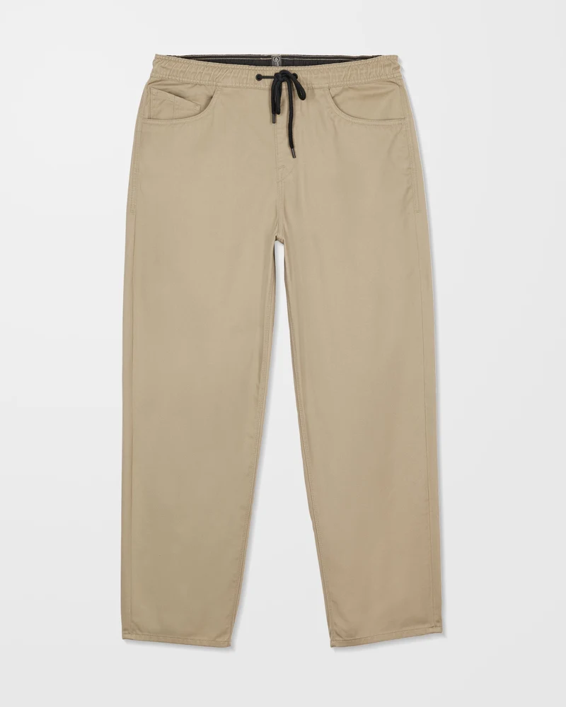 Freazy Loose Elasticated Waist Hose - Khaki