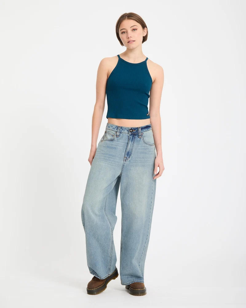 Beeggy Jeans - Dusty Blue Wash