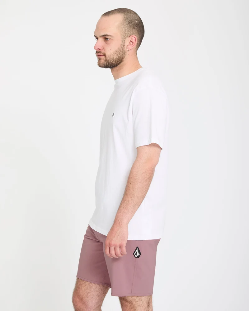 Lido Solid Mod 18" Boardshorts - Stone Rose