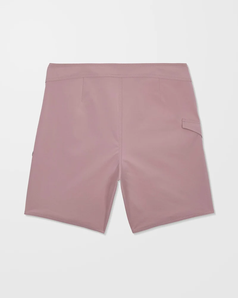 Lido Solid Mod 18" Boardshorts - Stone Rose