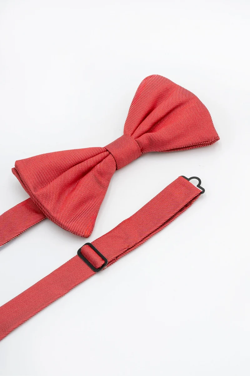 Papillon in Pura Seta - ROSSO