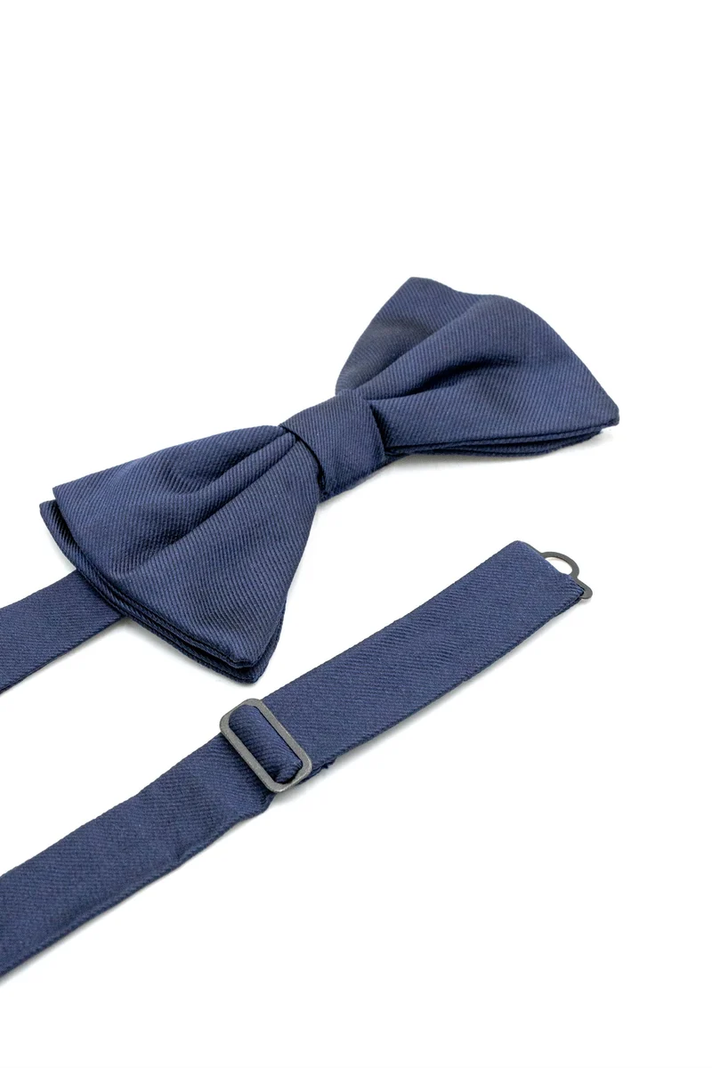 Papillon in Pura Seta - BLU