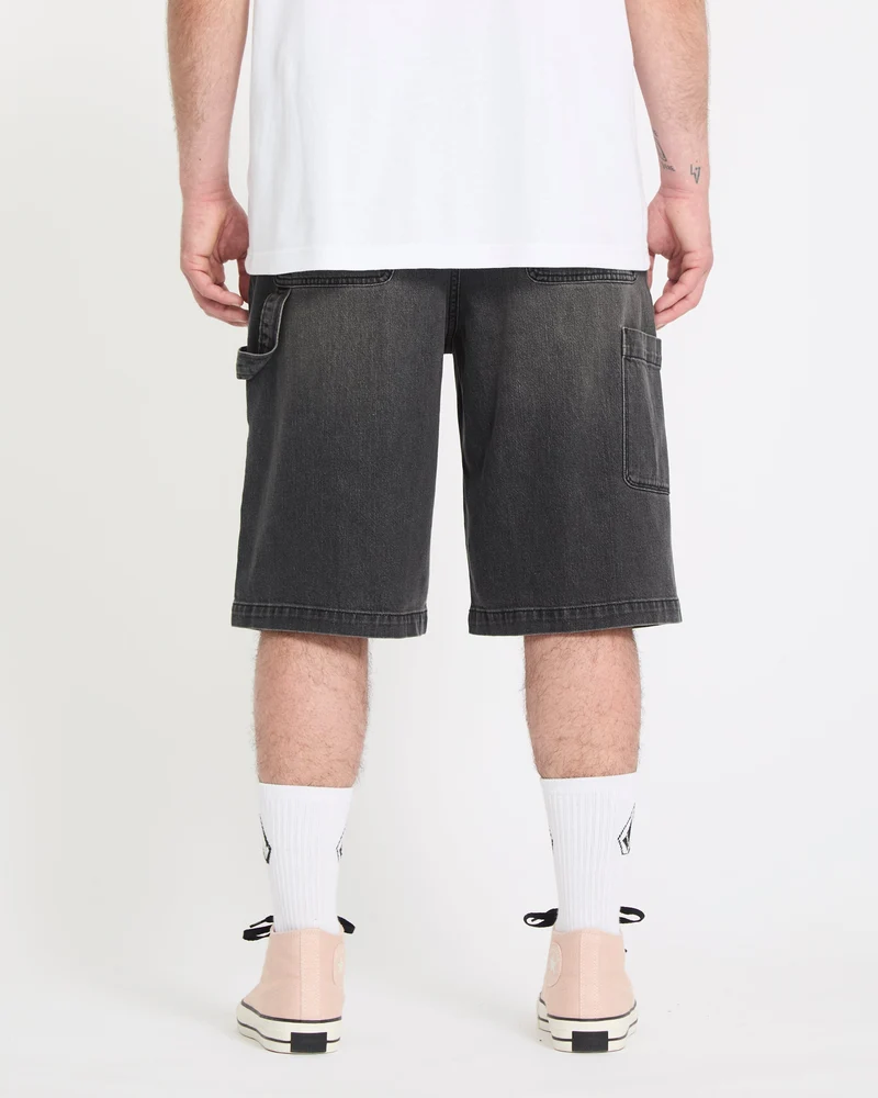 Kraftsman II 24" Denim-Shorts - Black Grey