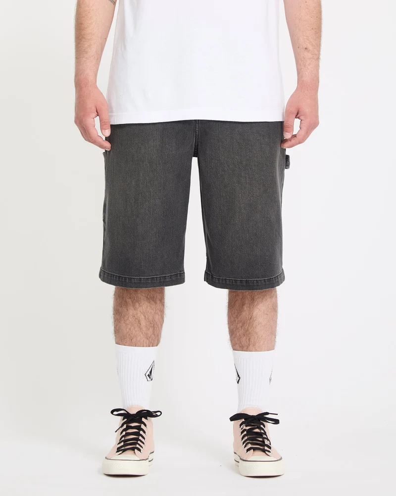 Kraftsman II 24" Denim-Shorts - Black Grey