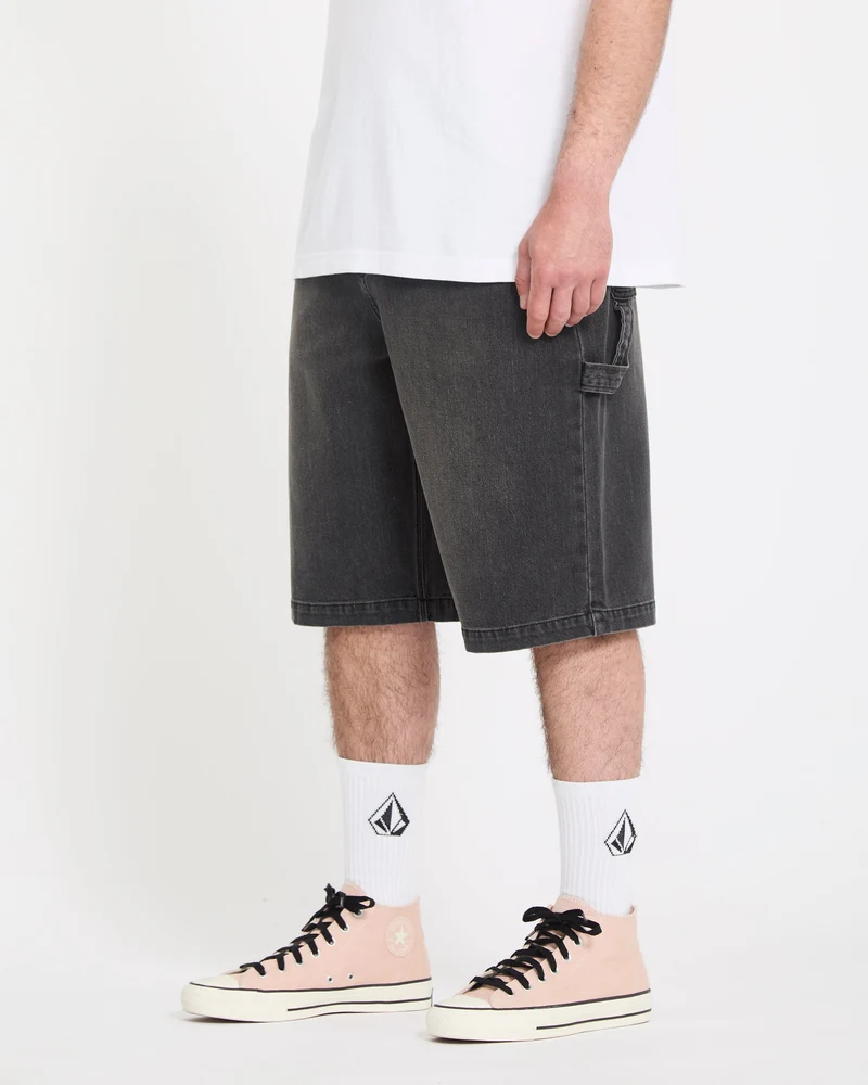 Kraftsman II 24" Denim-Shorts - Black Grey
